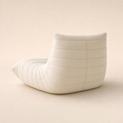 Sillón Nube crema, vista trasera
