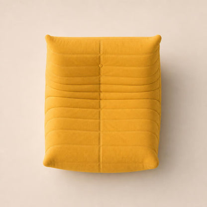 Sillón Nube amarillo, vista desde arriba