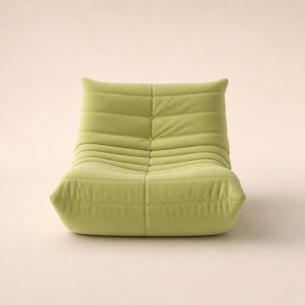 Sillón Nube verde aguacate, vista frontal