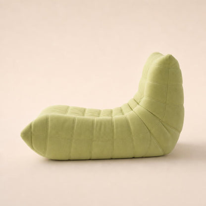 Sillón Nube verde aguacate, vista de perfil