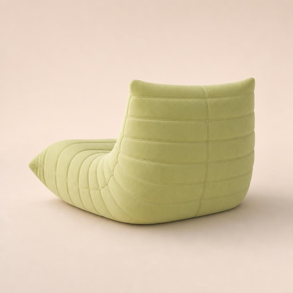 Sillón Nube verde aguacate, vista trasera